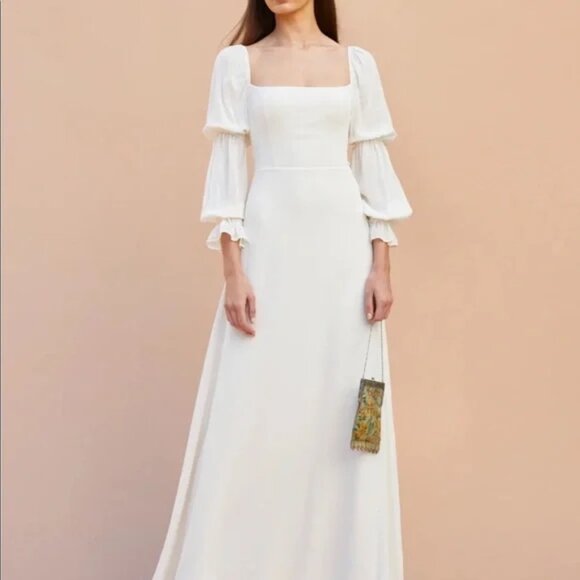 1HR SALE ⚡Reformation Stars Dress (White)